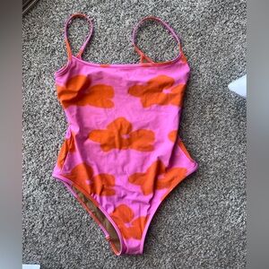 Nu Swim Noodle Floral print one piece swimsuit